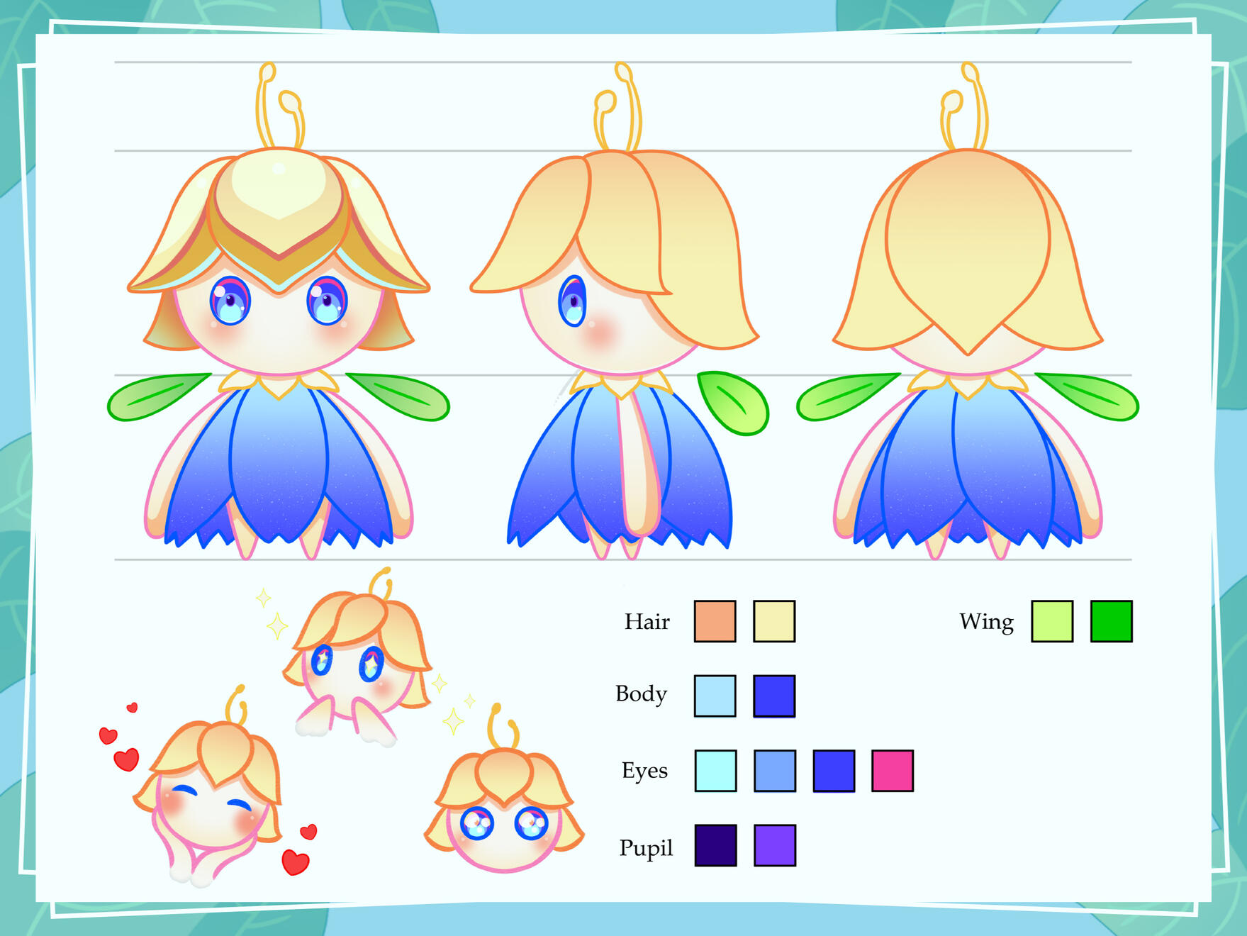 藍星花 粉絲形象